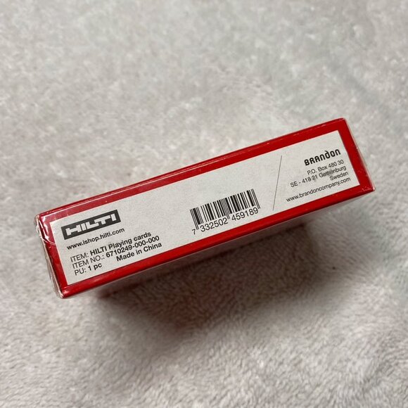Hilti Branded Unopened Brand New Deck of Playing Cards - Picture 2 of 2